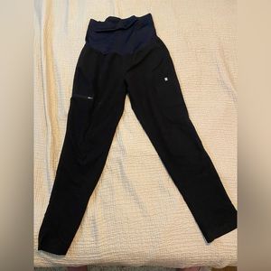 Figs black maternity scrubs